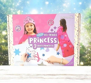 Princess Craft Kit Gift Fir Girls Tiara Cape Wand DIY - Picture 1 of 16