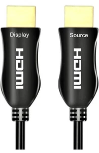 Cable HDMI de fibra óptica iBirdie 4K 200 pies, 62 metros, funciona en 4K 60Hz 62M completo - Imagen 1 de 7