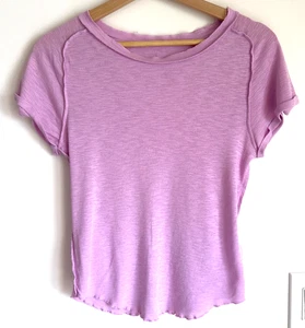 Camiseta Anthropologie Pilcro Ctn Modal Enrollada Slve Raglán Costura Cruda-Púrpura-XS PRECIO DE VENTA SUGERIDO POR EL FABRICANTE $38 - Imagen 1 de 12