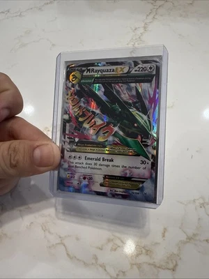 Pokémon M Rayquaza EX 76/108 - XY Roaring Skies - Holo - Lp-Mp - Image 1 of 4
