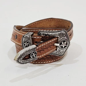 Justin Texas Star 3D Buckle Ledergürtel Größe 40 Odessa C10094 125 Anniversary  - Bild 1 von 6