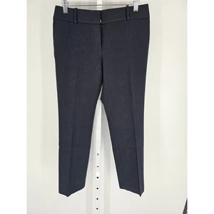 Ann Taylor Womens Sz 2 Devin Fit Navy Blue Chino Dress Pants - Picture 1 of 4