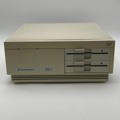 Unidad Base Commodore Colt Modelo PC10C / PC20C Con Teclado Raro - VENDIDO COMO ESTÁ Foto 1 de 4