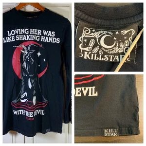 Killstar Loving Her Was Like Shaking Hands With The Devil Langarmshirt - Bild 1 von 16