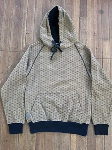vintage seedless skateboards Brown Black graphic hoodie size Small Stash 420 - Picture 1 of 8