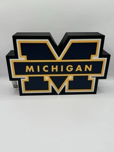 University of Michigan - Light Up LED Sign - Picture 1 of 5