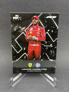 Lewis Hamilton Nero 2025 Topps Lights Out Formula 1 F1 Ferrari Legend GOAT - Picture 1 of 2