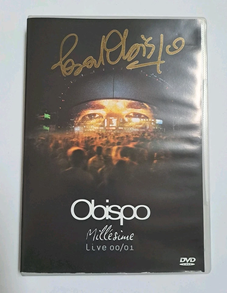DVD PASCAL OBISPO - MILLESIME LIVE 2000 2001 - DÉDICACÉ PAR OBISPO - AUTOGRAPHE - Photo 1/1