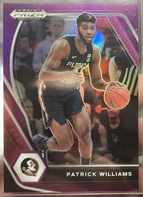 2021 Prizm Draft Picks Patrick Williams /75 Purple SP Card #47 Bulls/Florida St. - Image 1 of 2