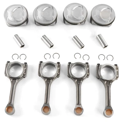 Juego de pistones con varillas de conexión para motor Hyundai Sonata Kia Optima 2011-13 2,4 L Foto 1 de 4