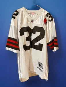 Mitchell & Ness XL Size 52 Cleveland Browns Jim Brown Football 🏈 Jersey - Picture 1 of 24