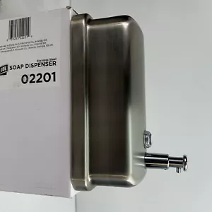Commercial Soap Dispenser Wall Mount Stainless Steel Manual Liquid Pump Rust-Pro - Picture 1 of 8