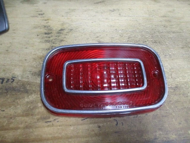 1971-1973 Chevrolet Vega  Tail Light Lens 5963106 OEM - Image 1 of 4