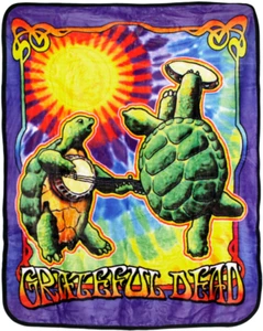 Grateful Dead Terrapin Sonnenaufgang Überwurfdecke 50""x60"" Plüschvlies - Bild 1 von 5