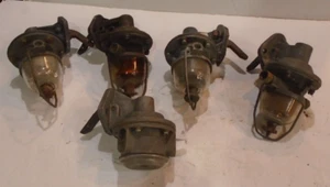 5 Vintage FUEL PUMPS W/Sediment Bowl REBUILDABLE Core Jalopy Hot Rod - Picture 1 of 3