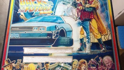 Back to the Future Vintage pinball backglass - Image 1 of 4