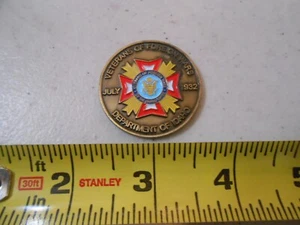 RARE IDAHO VFW 75TH ANNIVERSARY VETERANS OF FOREIGN WARS MILITARY CHALLENGE COIN - Picture 1 of 4