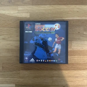Adidas Power Soccer International '97 (Sony PlayStation 1, 1997) - Cracked Case - Picture 1 of 4