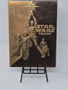 Star Wars Trilogy (DVD, 2004, 4-Disc Set, Full Screen) Complete CIB - Foto 1 di 11