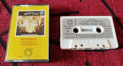 MOTORHEAD ** No Sleep 'Til Hammersmith ** 1981 SPAIN CASSETTE - Image 1 of 3