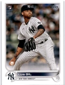 LUIS GIL RC 2022 Topps Series 1 #131 New York Yankees - Picture 1 of 2