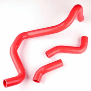 Red Silicone Radiator Coolant Hose for VW Golf Bora Jetta MK4 IV 1.8T Turbo - Picture 1 of 6