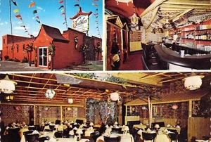 Tarjeta postal NJ Secaucus South Seas Polynesian Restaurant TIKI 1974 4x6 NC21 - Imagen 1 de 2