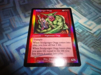 MTG Magic Foil Soulgorger Orgg EX/LP- Judgment - Image 1 of 4