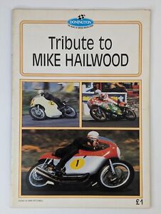 Mike Hailwood 1982 Programme SIGNED by Phil Read John Surtees Frantisek Stastny