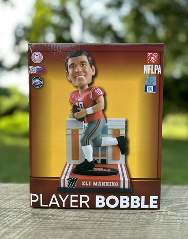 ELI MANNING OLE MISS RETIREMENT BOBBLEHEAD FOCO BRAND NEW ORIGINAL BOX NY GIANTS Cover