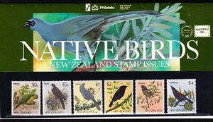 New Zealand 1985-89 Native Birds Complete MNH Set Presentation Pack SC 766-770A - Picture 1 of 1