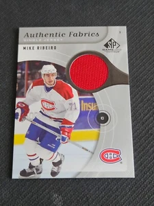 2005-06 Upper Deck SP Game Used MIKE RIBEIRO AF-MI Authentic Fabrics Jersey - Picture 1 of 2