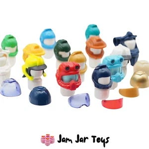LEGO Minifigure Helmets and Visors - NEW - Various Types Choose Mix SAVE - Picture 1 of 38
