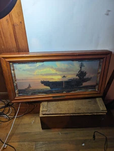 Colgante de pared Bradford Exchange Marina de los Estados Unidos William Phillips Dawn of Freedom #A0018 - Imagen 1 de 7