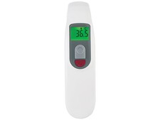 TERMOMETRO INFRAROSSI LCD CERTIFICATO SENZA CONTATTO DIGITALE FEBBRE GIMA