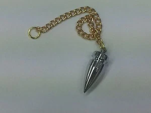 Silver Plated  Pendulum Healing Dowsing Reiki Chakra Pendant Chain. Pain Search - Picture 1 of 2