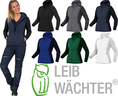 Leibwächter Damen Hybridjacke Arbeitsjacke Freizeitjacke Kapuze Stepp Softshell - Bild 1 von 4