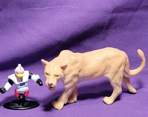 Vintage S.H. Safari Puma Katze realistisches Hartplastik Spielzeug Modell SCHNELLER VERSAND  - Bild 1 von 6
