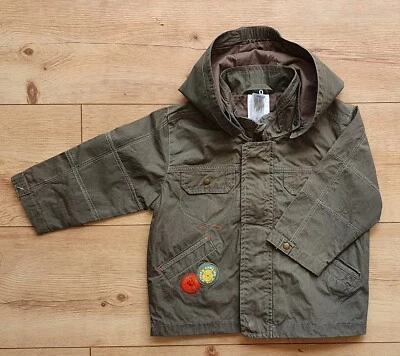 Baby, Kapuzenjacke mit herausnehmbarem Futter, Baumwolle, Größe 80 - Bild 1 von 4