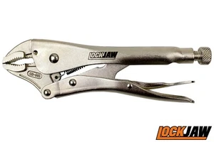 Pinza di bloccaggio a ganascia curva impugnature talpa 10" 250 mm ganascia 48 mm - Foto 1 di 1