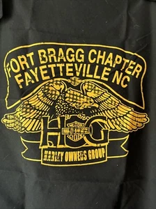 Pañuelo Harley Davidson Owners Group Bandana Fort Bragg Fayetteville NC - Imagen 1 de 3
