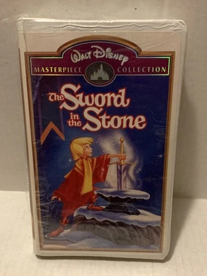 The Sword In The Stone - Walt Disney Masterpiece Collection VHS tape - SEALED - Image 1 of 4