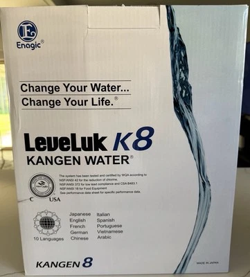 二手 Kangen Enagic Leveluk K8 滤水机,全新带盒, — 第 1/4 张图片