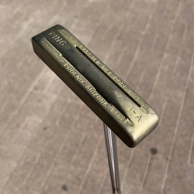 PING 1-A 85068 Bronze Putter 34" w/ Headcover | Classic Vintage | Free Shipping - Image 1 of 4