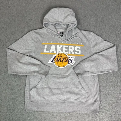 Sudadera Los Angeles Lakers Para Hombres Grande Gris Sudadera con Capucha NBA Baloncesto Suéter NBA Foto 1 de 4