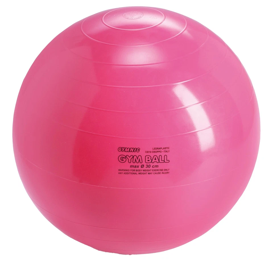 Pelota de terapia de equilibrio de fisioterapia de gimnasia, 12 pulgadas, rosa, tiene capacidad para 300 libras Foto 1 de 1