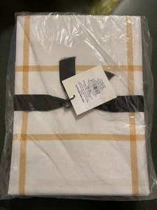 Hearth & Hand Magnolia 60”x84” Tablecloth Canvas Yellow Plaid new OBLONG TARGET - Picture 1 of 2