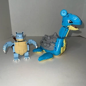 Pokemon Mega Construx Lapras y Blastoise Lego (Incompleto) - Imagen 1 de 10