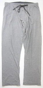 XL Hanes Gray Cotton Polyester Men's Pajama Pants Lounge Sleepwear 1-624 - Picture 1 of 4