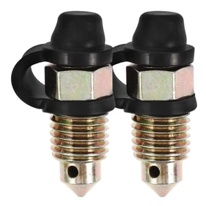 2pcs Motorcycle Brake Bleeder Screws Small Automotive Brake Bleeder Screws with - Bild 1 von 12
